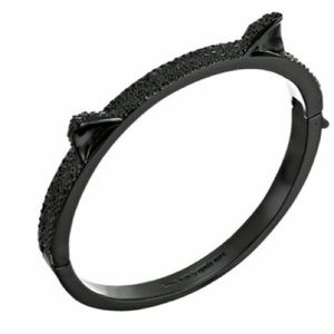 Kate Spade Black Cat Bangle with Bag
